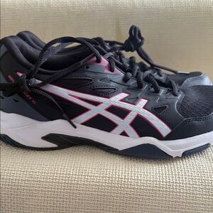 Asics Gel- Rocket 11 Sneakers - Black and Pink